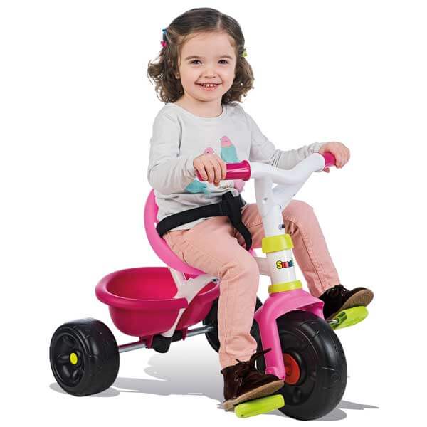 Triciclo de bebê Be Fun Comfort Rosa do Smoby (740406) - Imagem 5