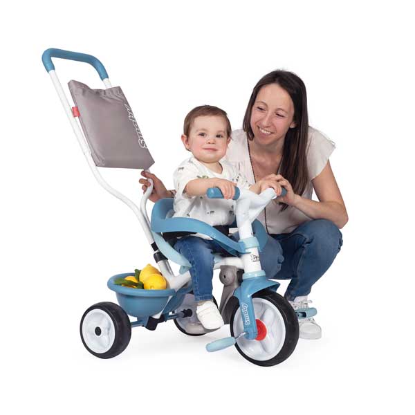 Triciclo Infantil Be Move Confort Azul de Smoby (740414) - Imatge 1