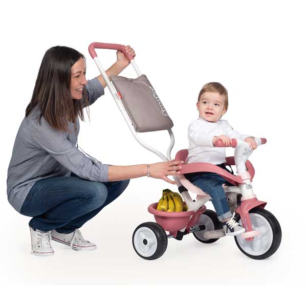 Triciclo Infantil Be Move Confort Rosa de Smoby (740415) - Imagen 2