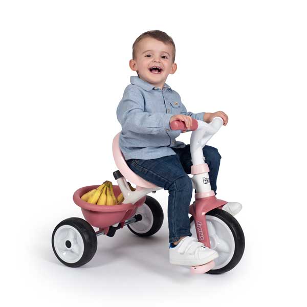 Triciclo Infantil Be Move Confort Rosa de Smoby (740415) - Imagen 3