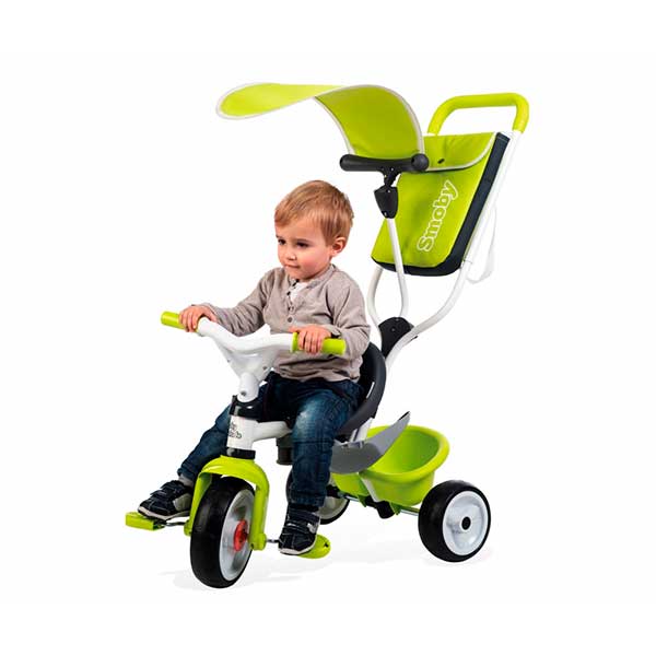Triciclo Bebé Baby Balade 2 Verde de Smoby (741100) - Imatge 1