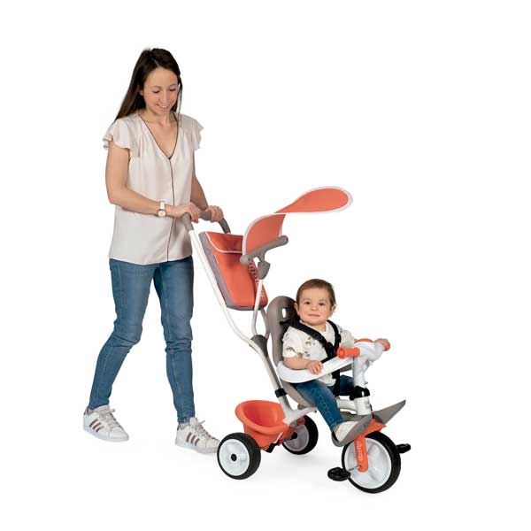 Triciclo Infantil Baby Balade Vermelho do Smoby (741105) - Imagem 3