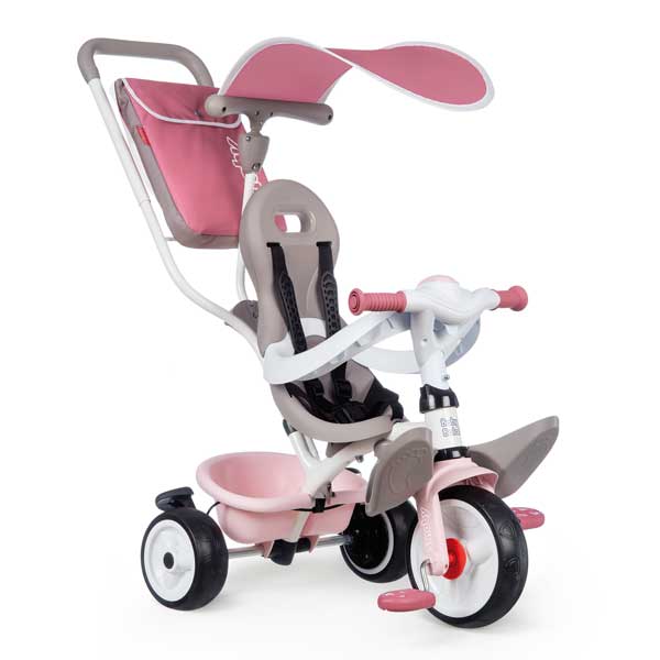 Triciclo Infantil Baby Balade Plus Rosa do Smoby (741401) - Imagem 1