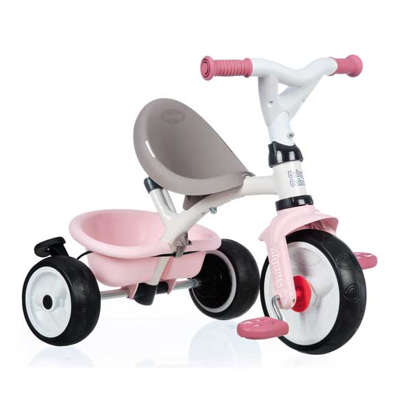 Triciclo Infantil Baby Balade Plus Rosa do Smoby (741401) - Imagem 1