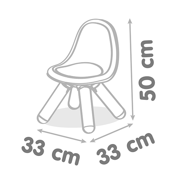 Cadeira Azul Smoby (7600880116) - Imagem 3