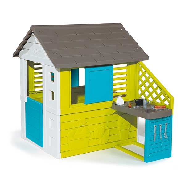 Casa infantil Pretty II con cocina y accesorios de Smoby (810711) - Imagen 1