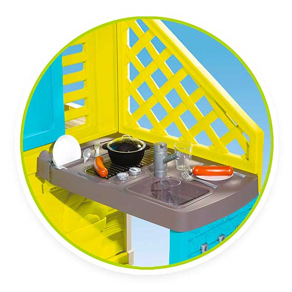 Casa infantil Pretty II con cocina y accesorios de Smoby (810711) - Imagen 2