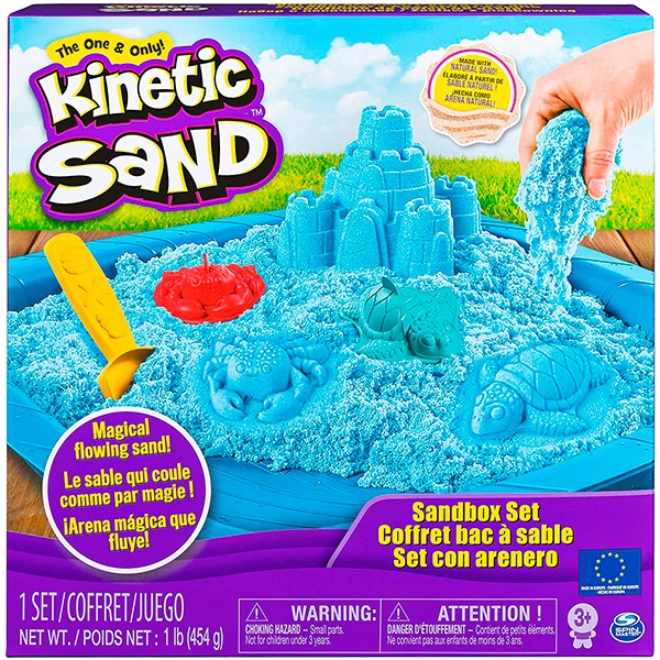 Kinetic Sand Set Blau amb Sorral - Imatge 1