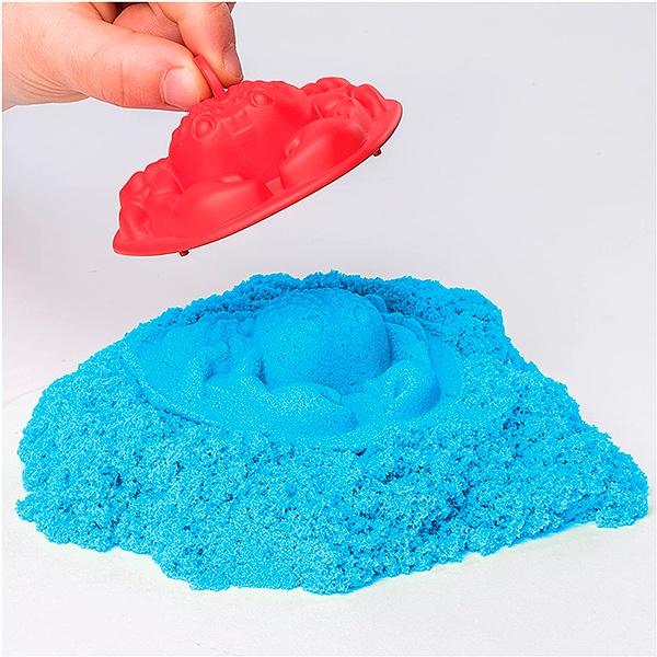 Kinetic Sand Set Azul con Arenero - Imagen 1