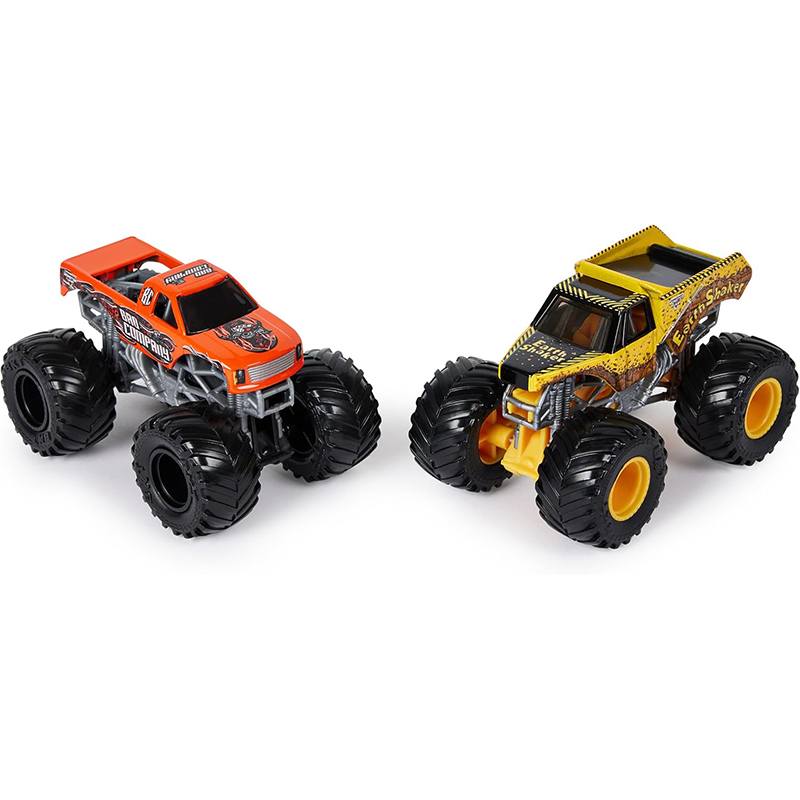 Monster Jam Vehículos Bad Company vs Earth Shaker - Imagen 1