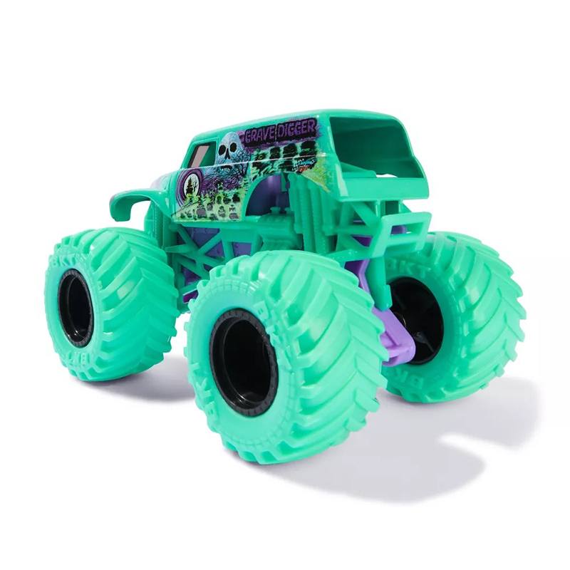 Monster Jam Vehículo Grave Digger Turquesa 1:64 - Imagen 1