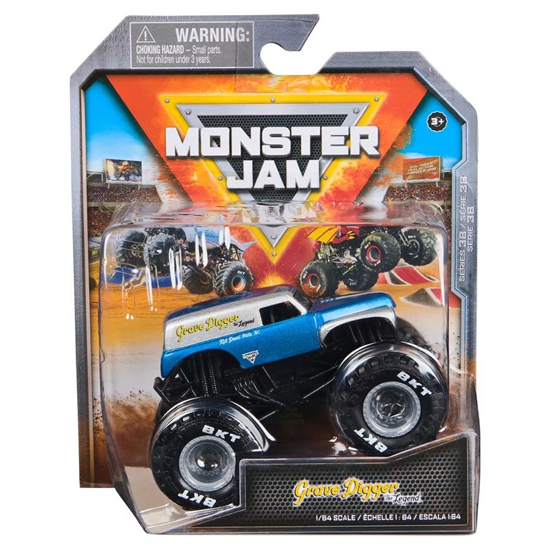 Monster Jam Vehículo Grave Digger Legend 1:64