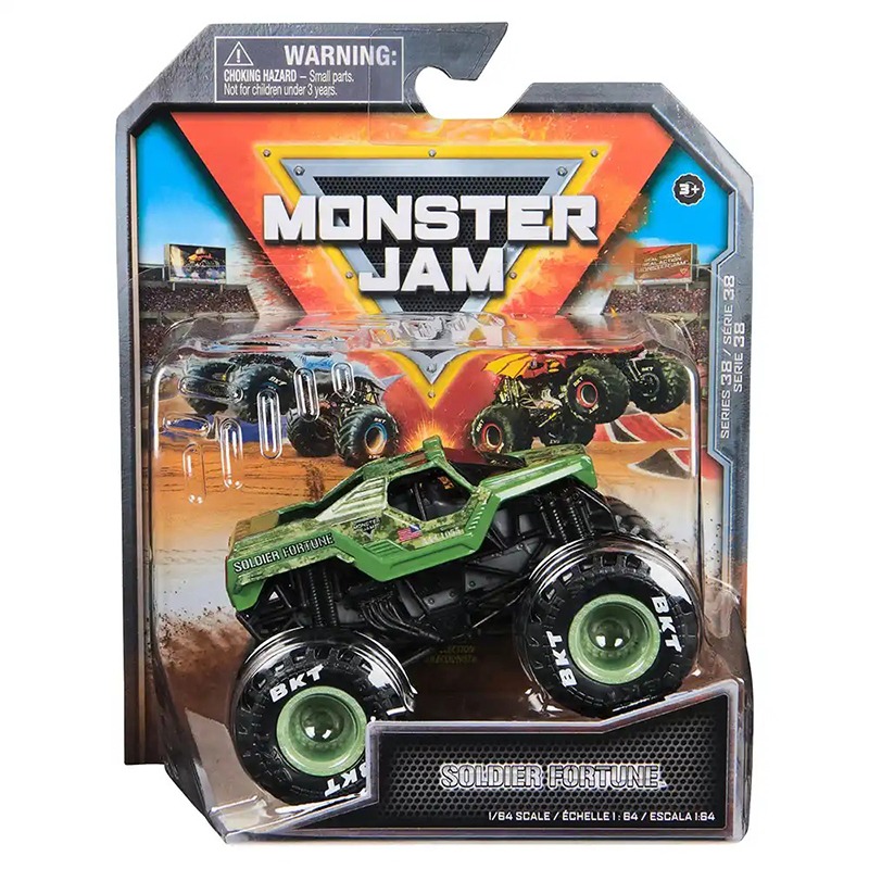 Monster Jam Vehículo Soldier Fortune 1:64