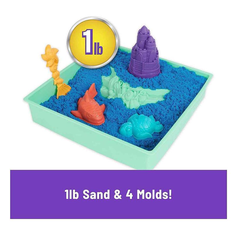 Kinetic Sand Set con Arenero Azul - Imagen 1