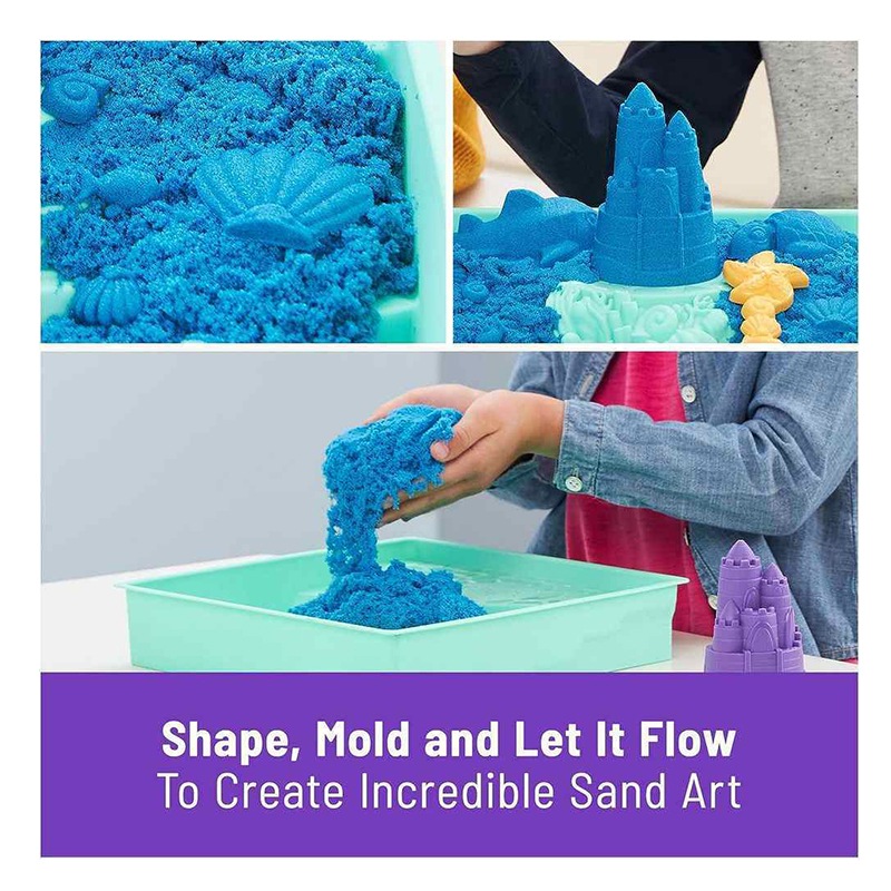 Kinetic Sand Set con Arenero Azul - Imagen 2