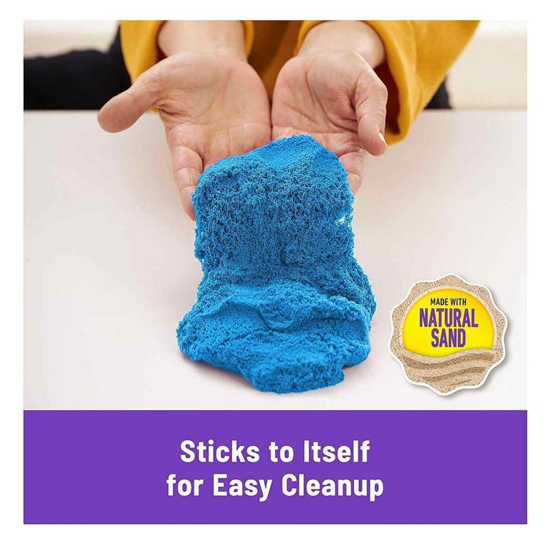 Kinetic Sand Set con Arenero Azul - Imagen 3