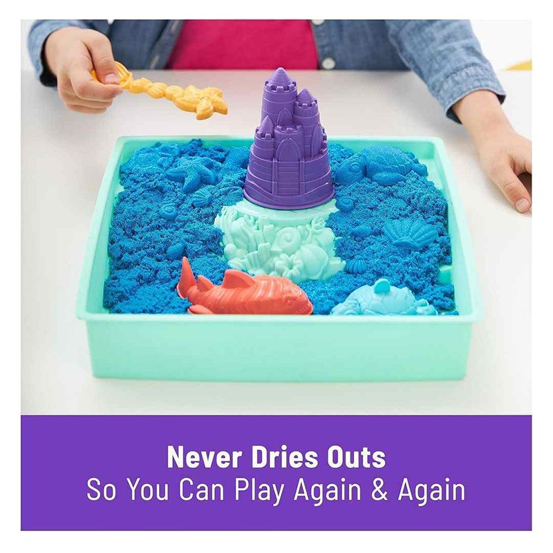 Kinetic Sand Set con Arenero Azul - Imagen 4