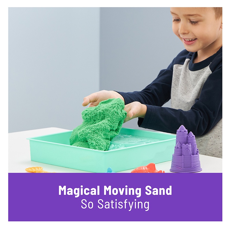 Kinetic Sand Set con Arenero Verde - Imagen 5