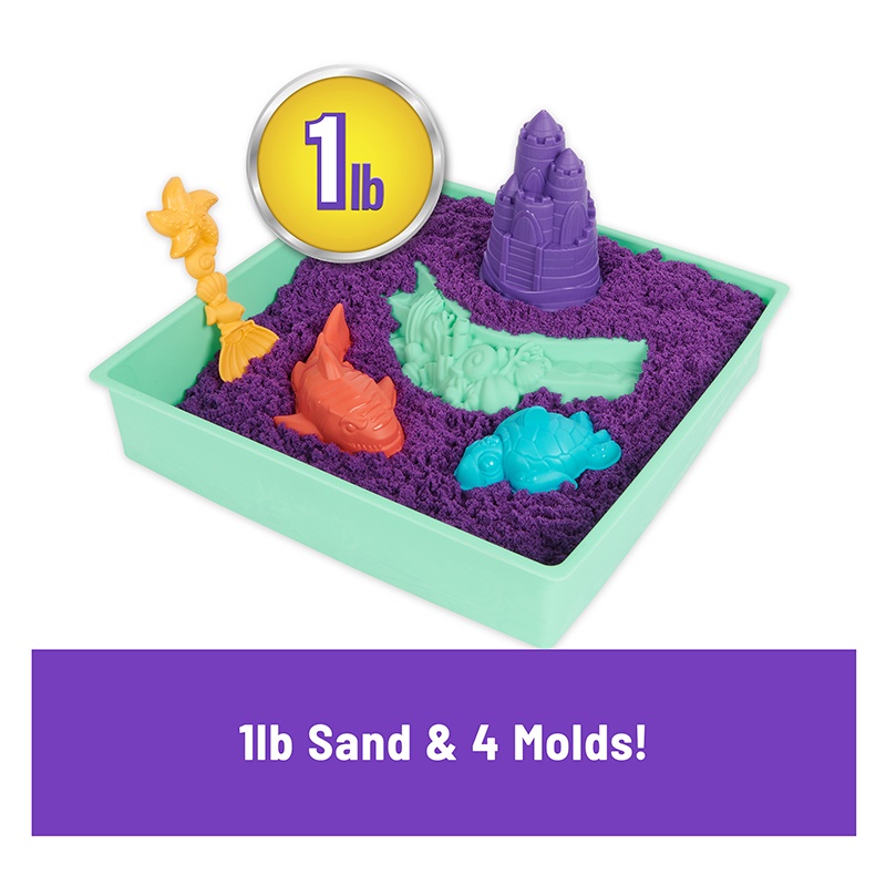 Kinetic Sand Set con Arenero Lila - Imagen 1