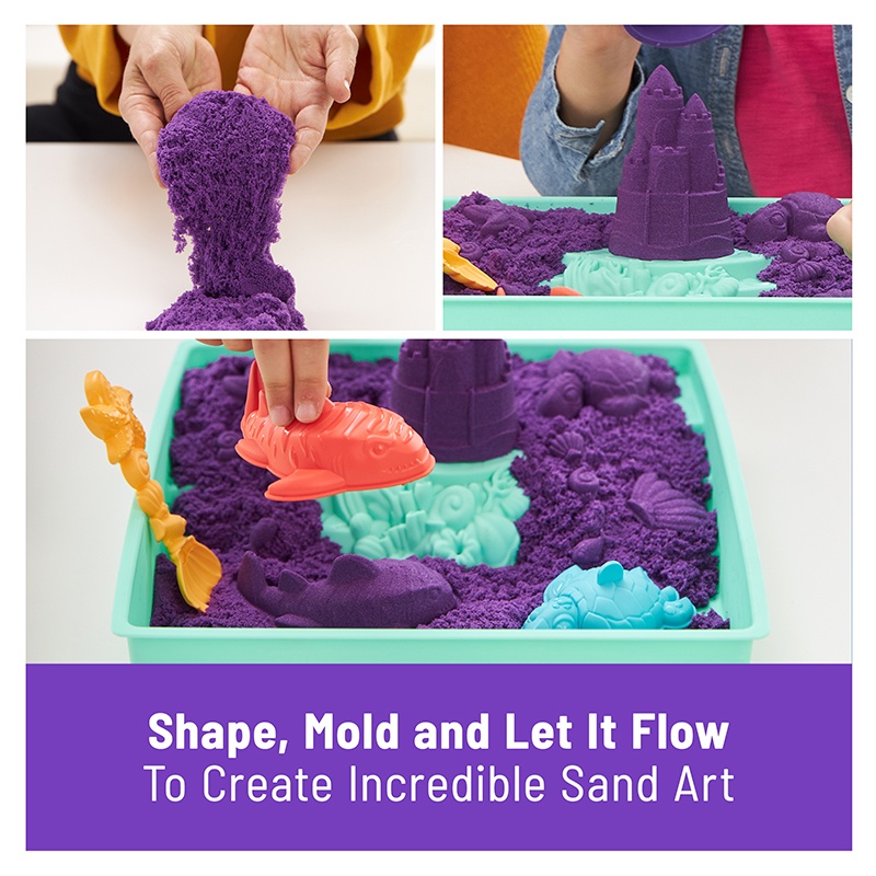 Kinetic Sand Set con Arenero Lila - Imagen 2