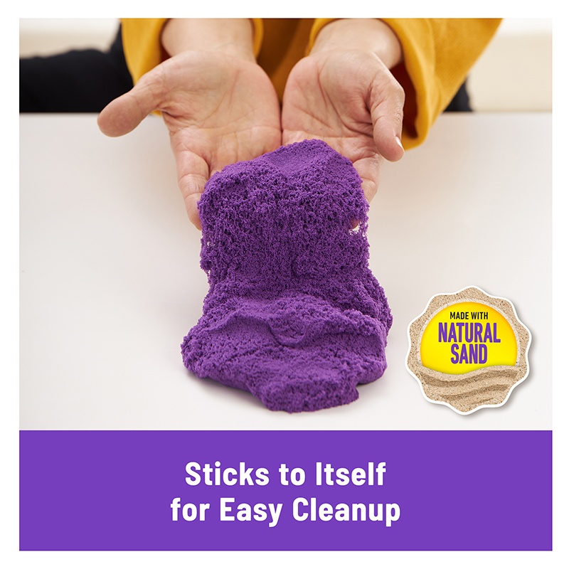 Kinetic Sand Set con Arenero Lila - Imagen 4