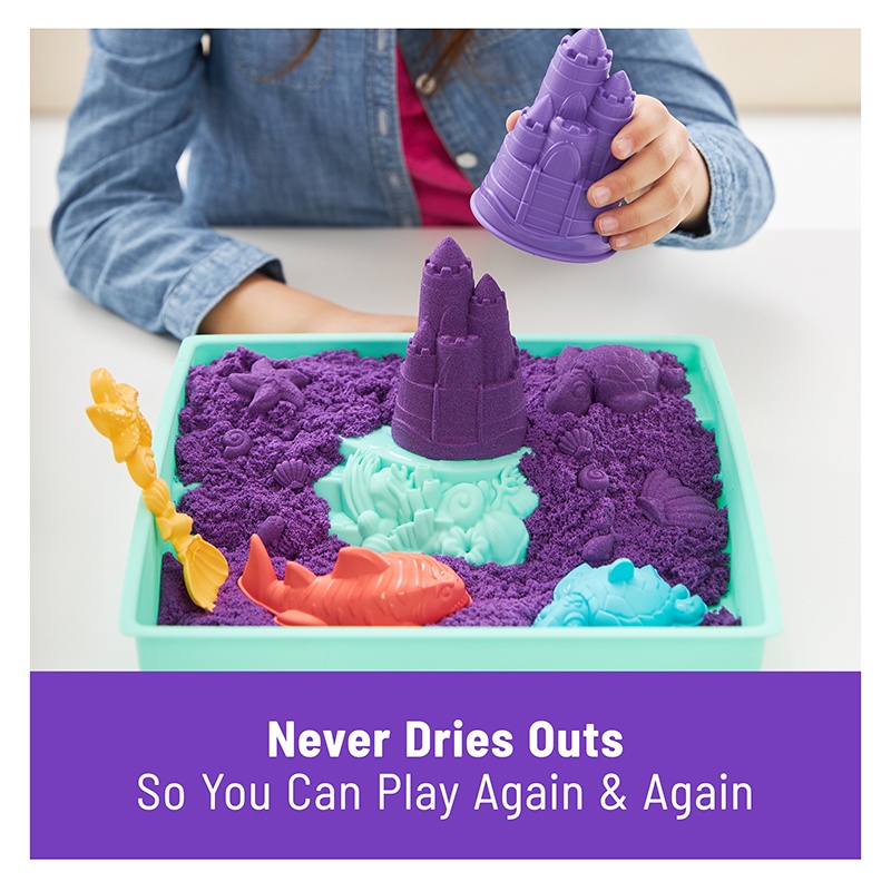 Kinetic Sand Set con Arenero Lila - Imagen 5