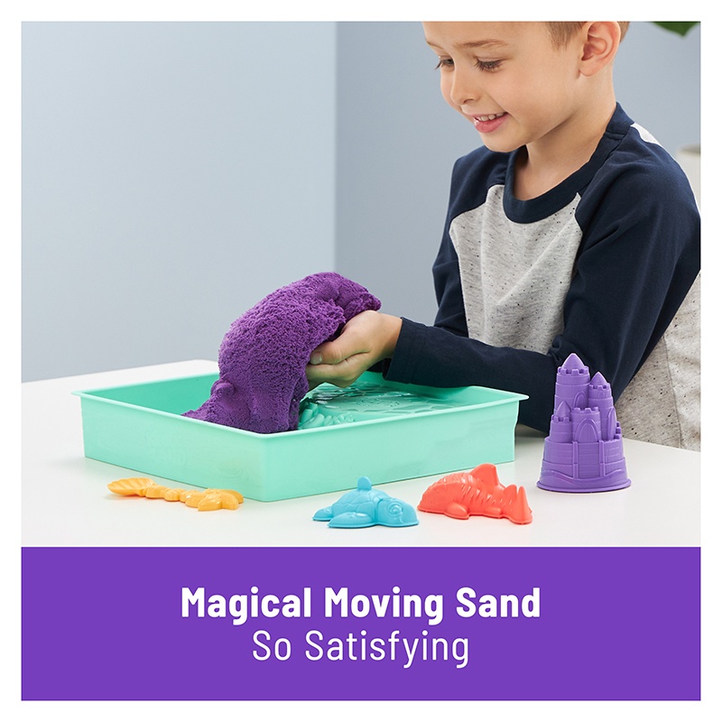 Kinetic Sand Set con Arenero Lila - Imagen 6