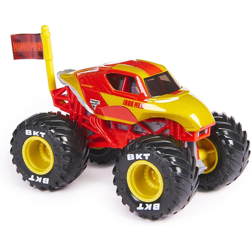 Monster Jam Vehículo Marvel Iron Man 1:64 - Imatge 