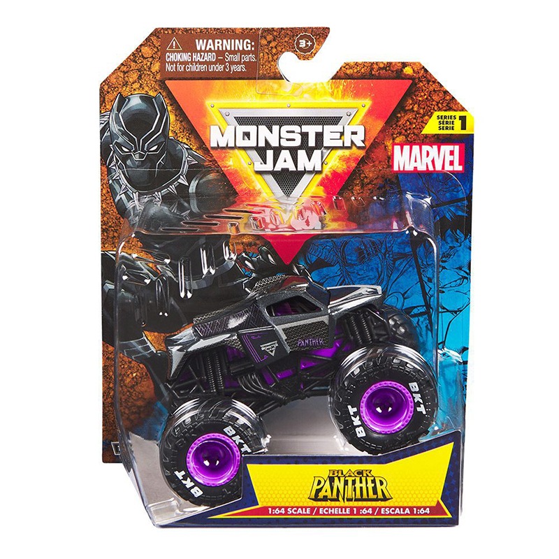 Monster Jam Vehicle Black Panther 1:64 - Imatge 1