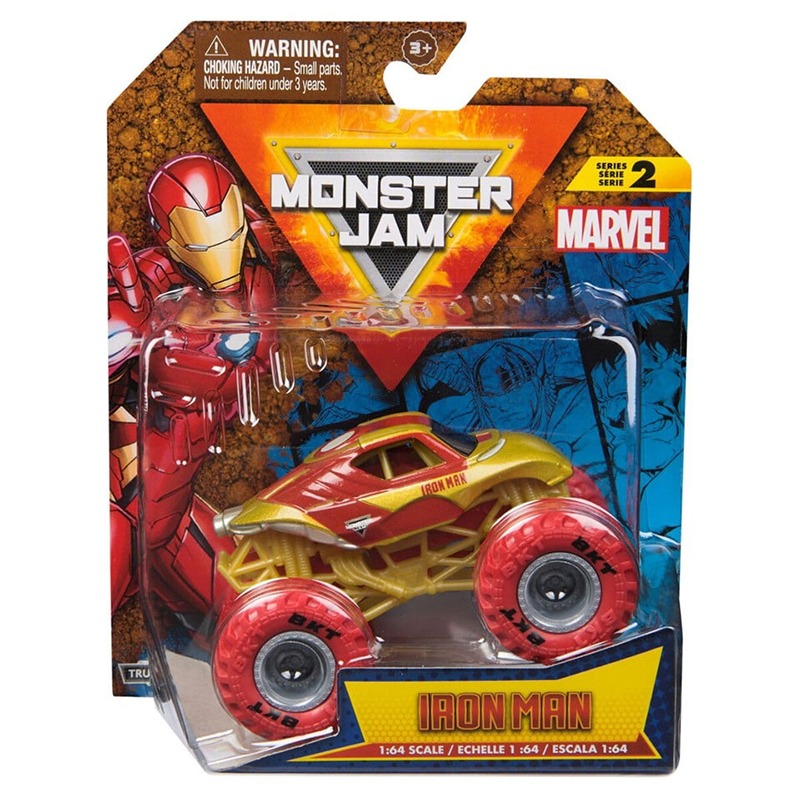 Monster Jam Vehículo Iron Man 1:64