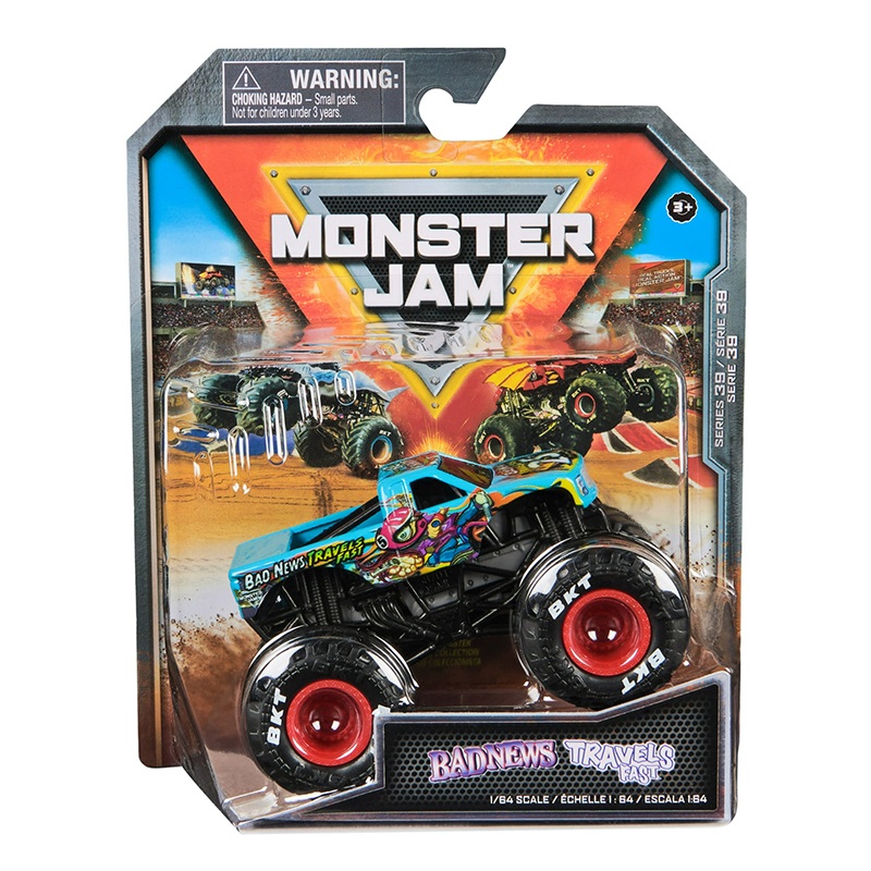 Monster Jam Vehículo Badnews Travels Fast 1:64