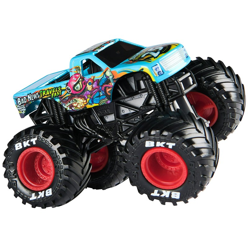 Monster Jam Vehículo Badnews Travels Fast 1:64 - Imagen 2