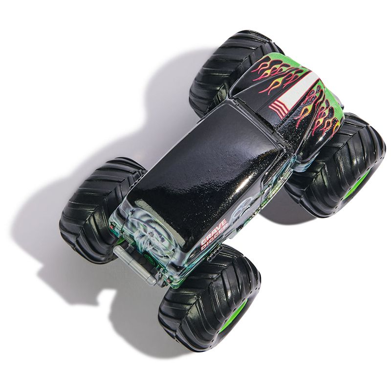Monster Jam Vehículo Grave Digger Negro 1:64 - Imagen 3