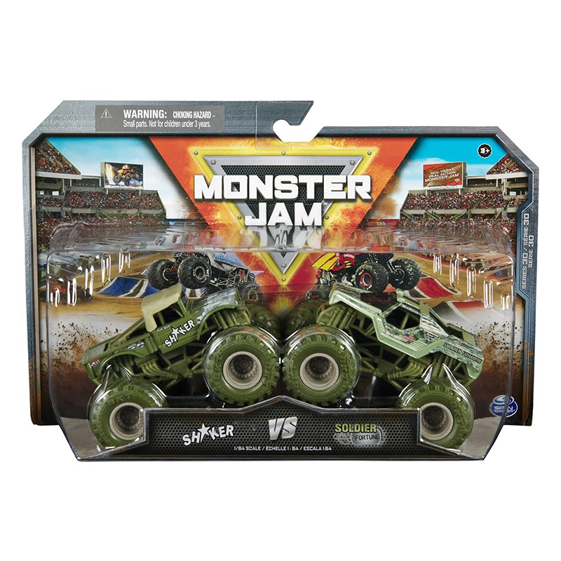 Monster Jam Vehículo Shaker vs Soldier Fortune 1:64