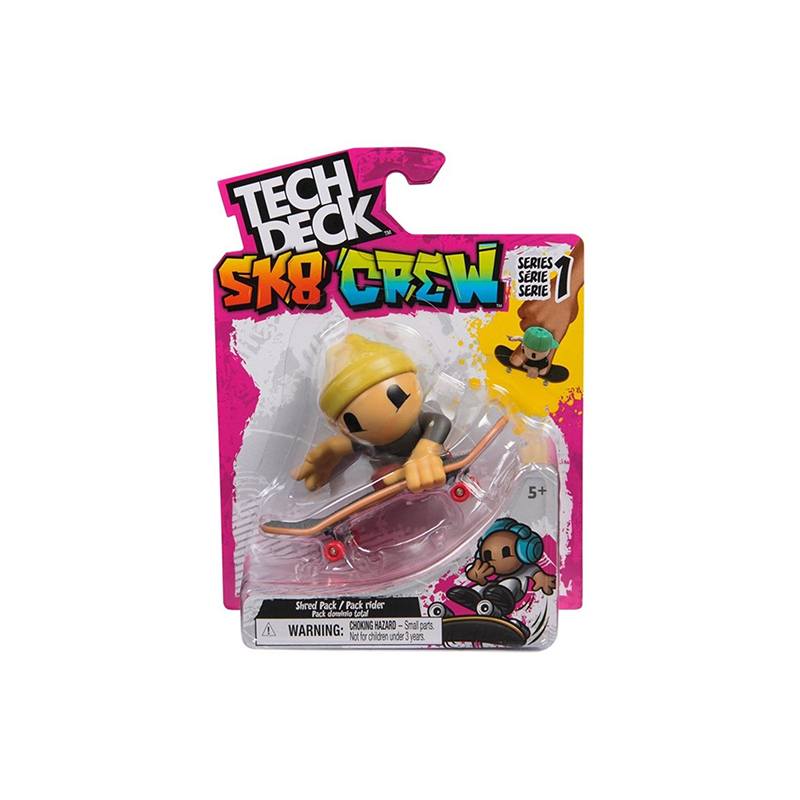 Tech Deck SK8 Crew Boné Amarelo - Imagem 2