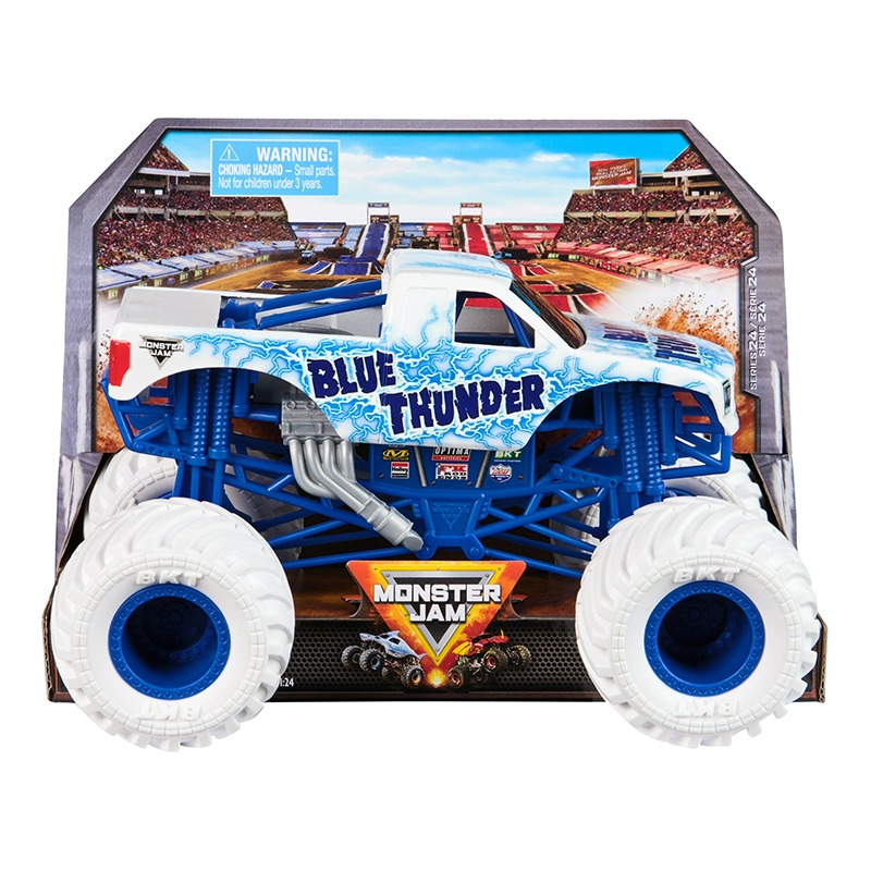 Monster Jam Vehículo Blue Thunder 1:24