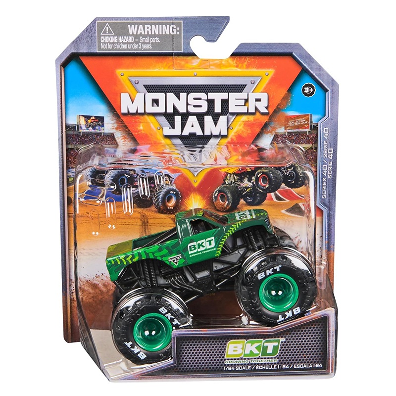 Monster Jam Vehículo BKT Verde 1:64