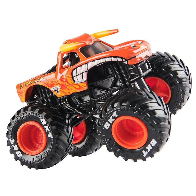 Monster Jam Vehículo Toro Loco Naranja 1:64 - Imagen 1
