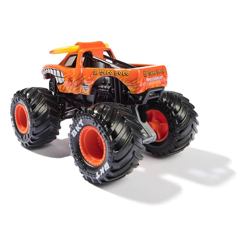 Monster Jam Vehículo Toro Loco Naranja 1:64 - Imagen 3