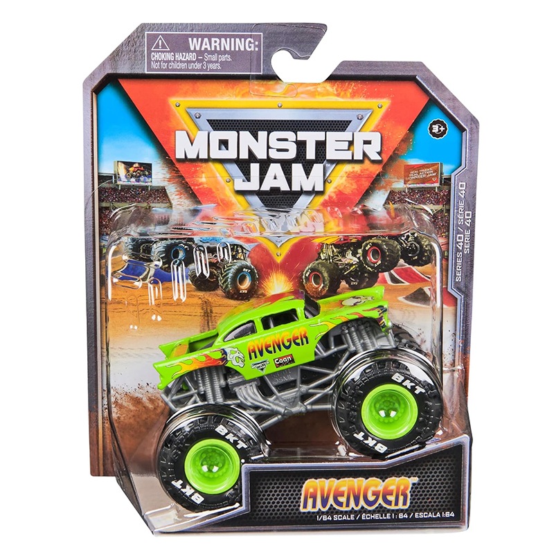 Monster Jam Vehículo Avenger Verde 1:64