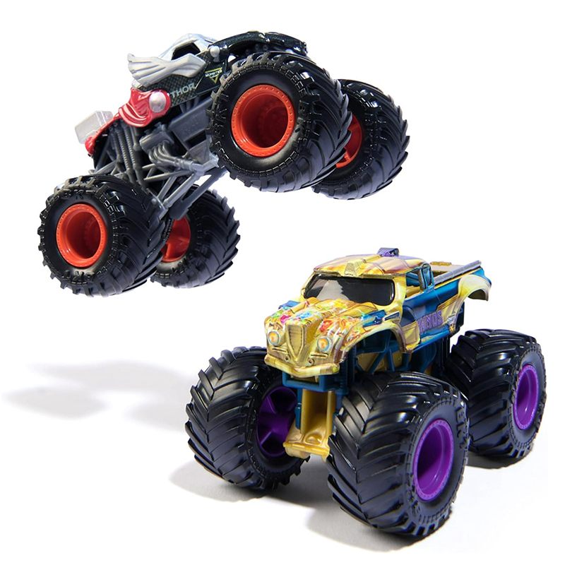 Monster Jam Vehículo Thanos vs Thor 1:64 - Imagen 1