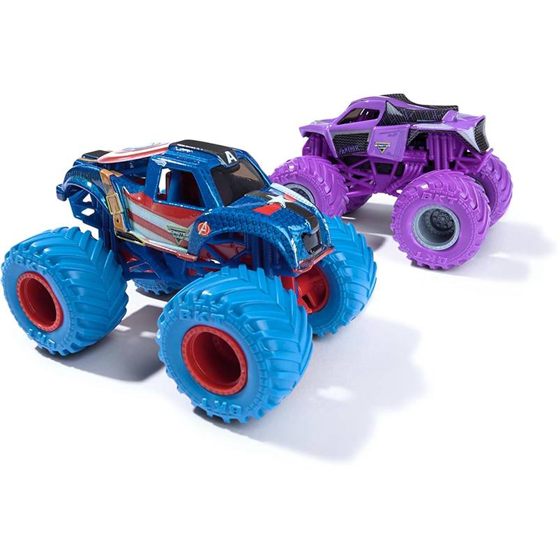 Monster Jam Vehículo Capitán América vs Black Panther - Imagen 3