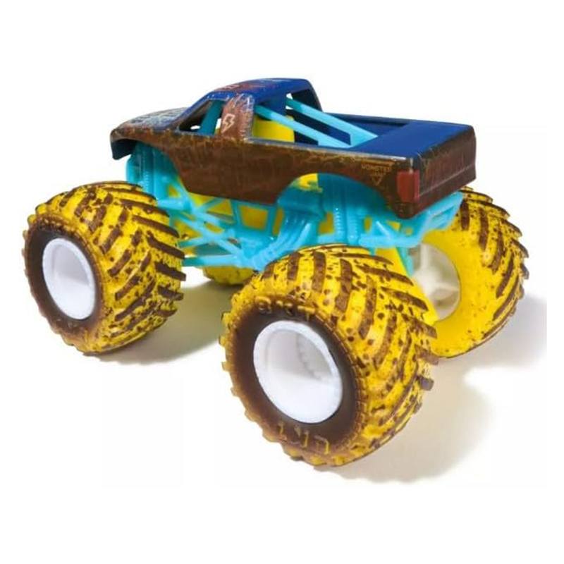 Monster Jam Vehículo Mud Blasters Color Change Blue Thunder - Imagen 1