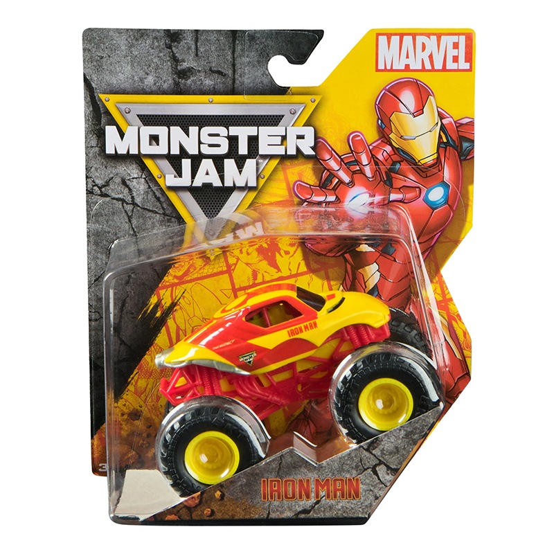Monster Jam Veículo Marvel Iron Man 1:64