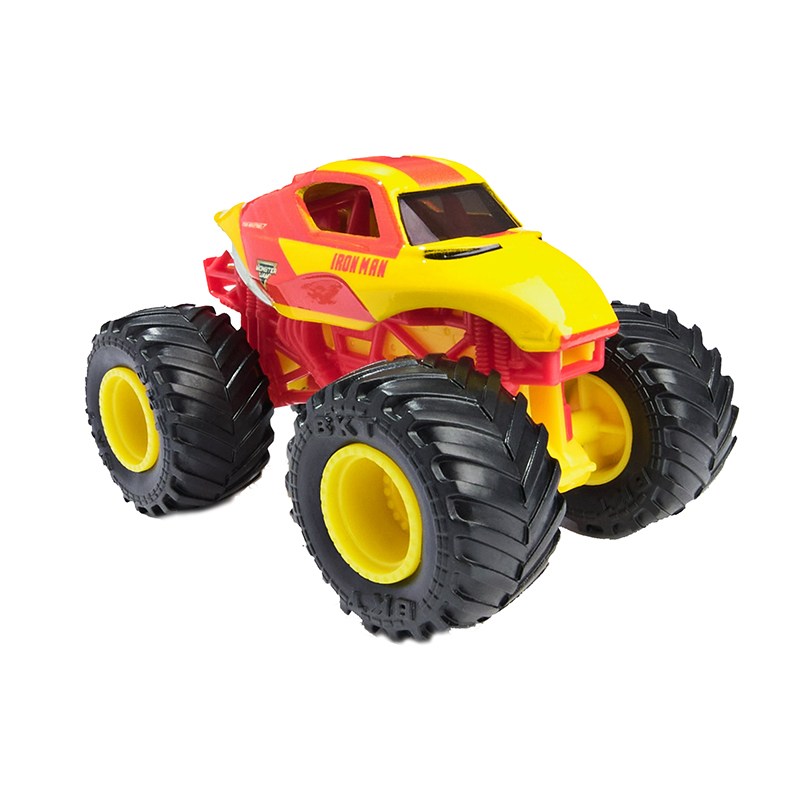 Monster Jam Veículo Marvel Iron Man 1:64 - Imagem 1