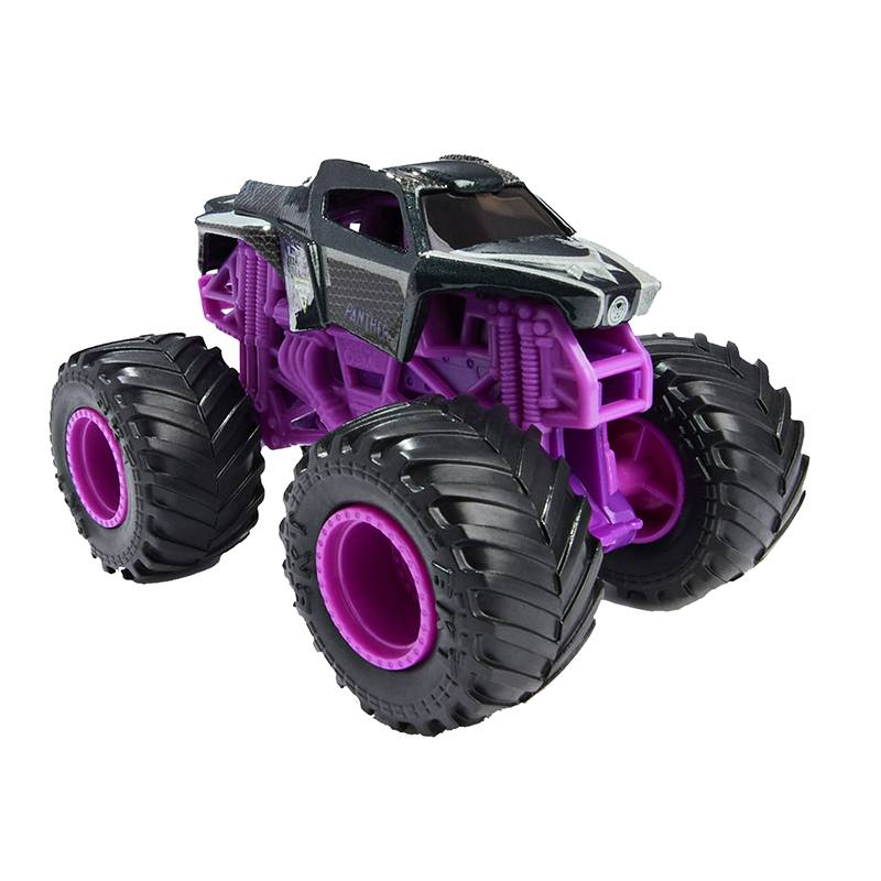 Monster Jam Veículo Marvel Black Panther 1:64 - Imagem 1
