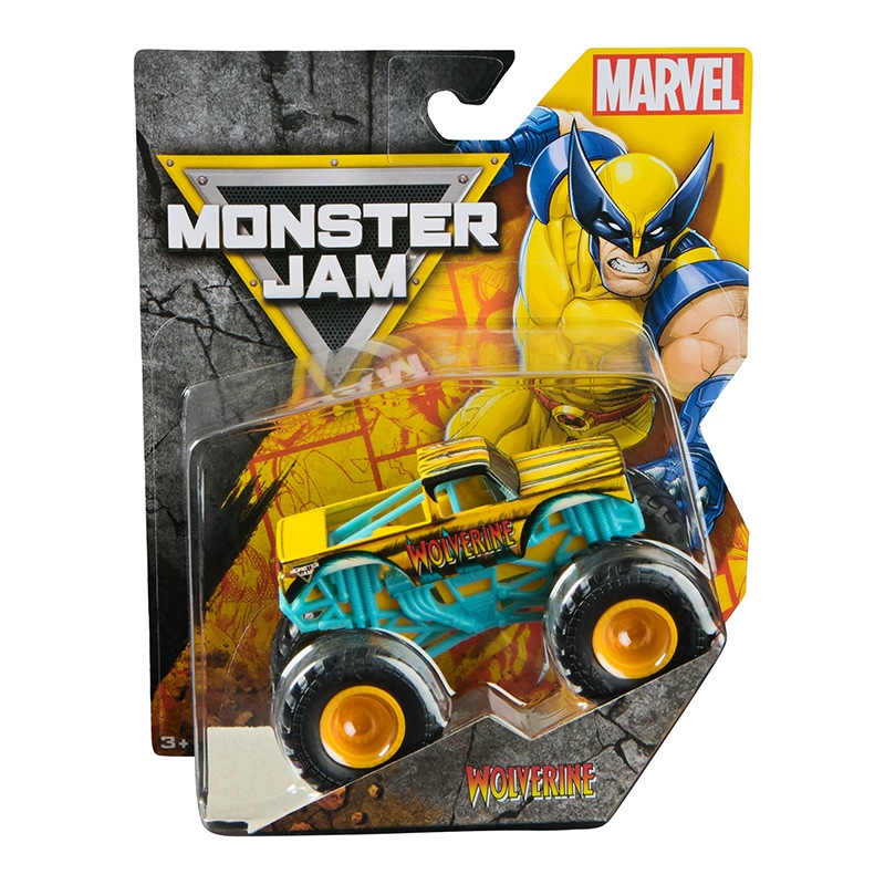 Monster Jam Veículo Marvel Wolverine 1:64