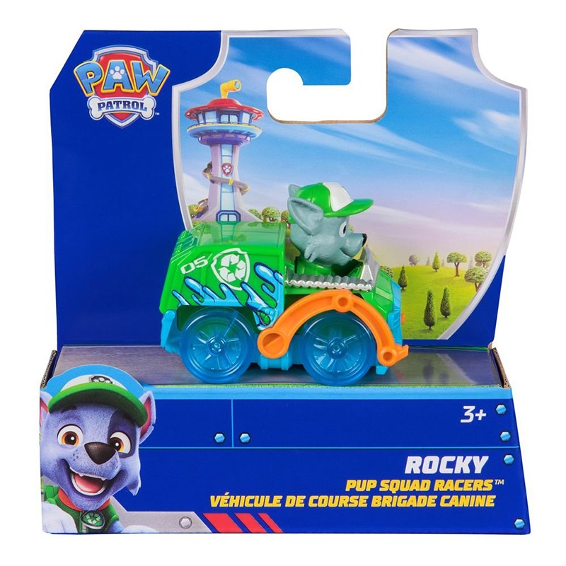 Paw Patrol Vehículo Pup Squad Racers Rocky