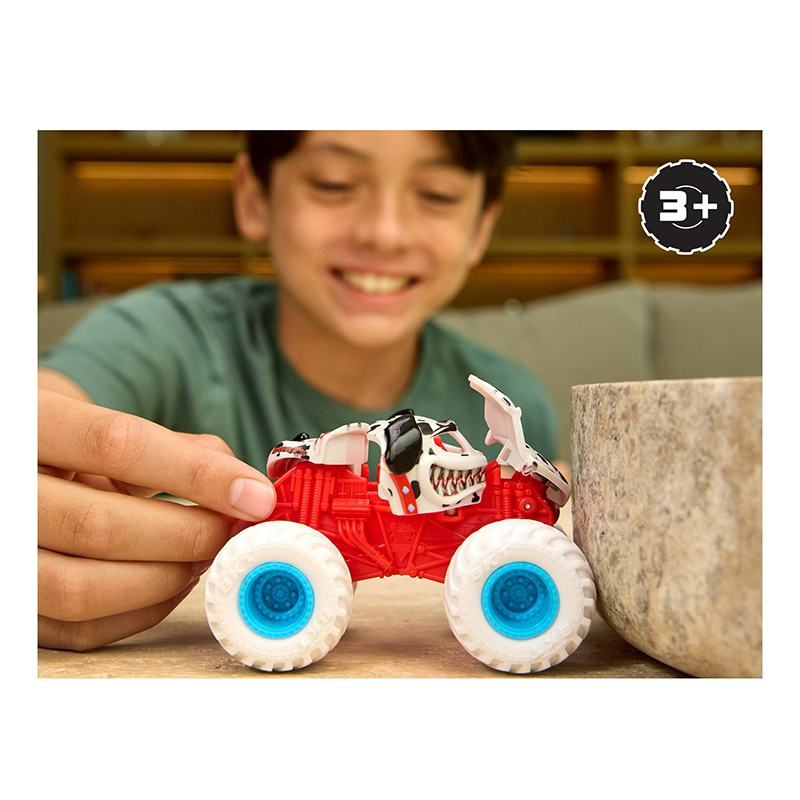 Monster Jam Smash and Bash Monster Mutt Dalmatian 1:64 - Imagem 1