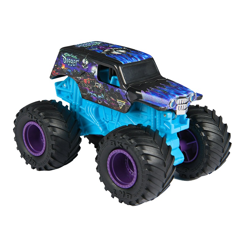 Monster Jam Smash and Bash Son Uva Digger 1:64 - Imagem 1